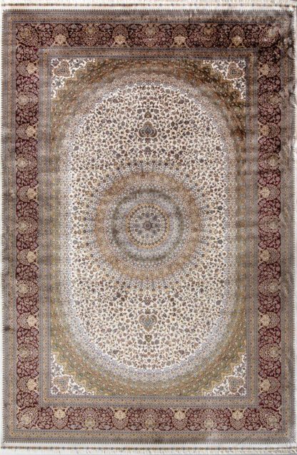 Kilimas QUM 2007A Cream-Bordo 1