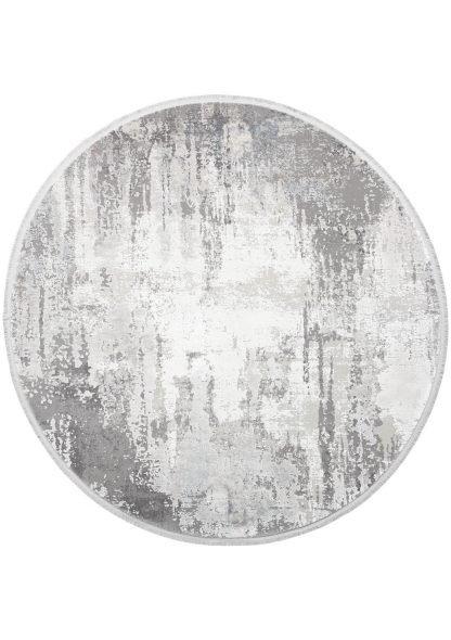 Kilimas Aspendos M1042А Cream-Dgray Round 1