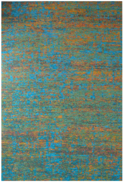 Kilimas Elegant Tapestry GRAFITTI OCEAN-GREEN 1