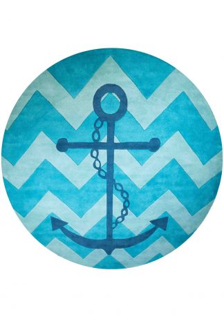 Kilimas Happy Day Dpq-0c-Blue Round 6