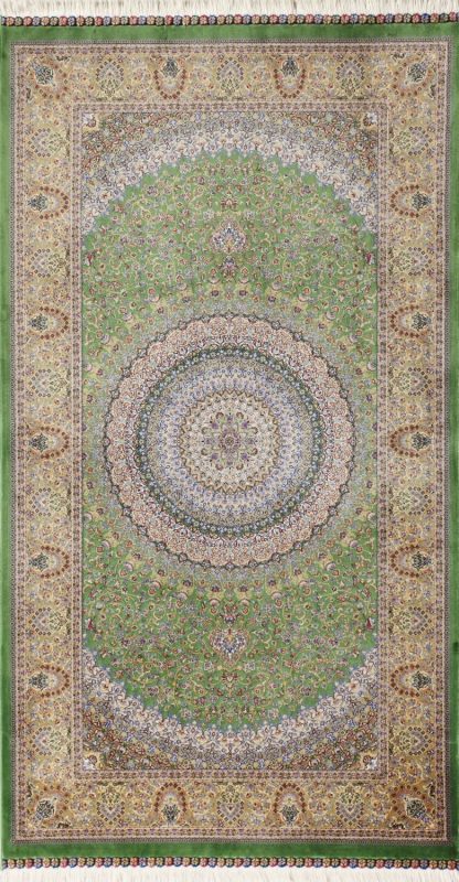 Kilimas Qum 2007O Green-Gold 1