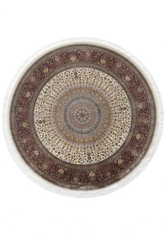 Kilimas Qum 2007A Cream-Bordo Round 1