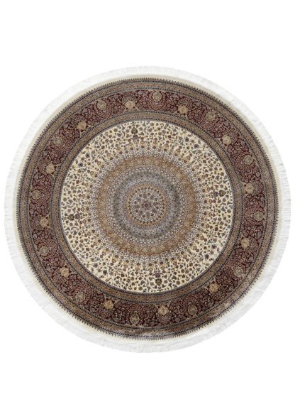 Kilimas Qum 2007A Cream-Bordo Round 1