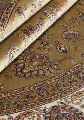 Ковер Qum 2008G Gold-Cream Round 2