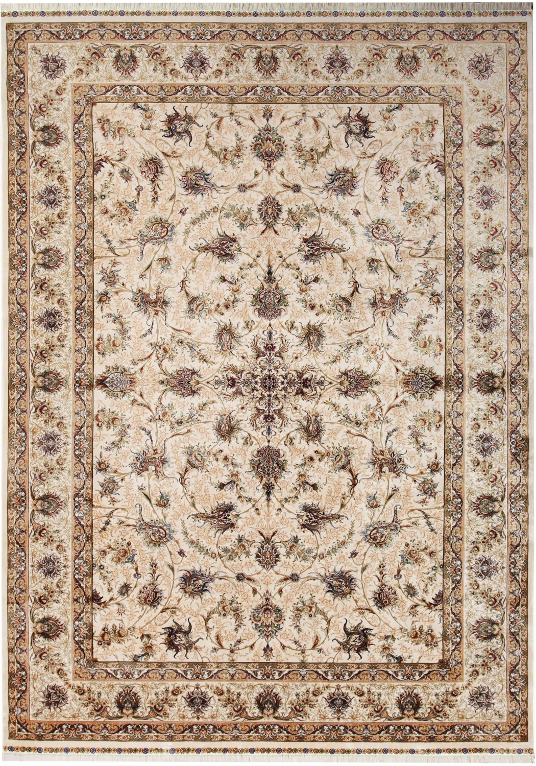 Kilimas Qum 2269A Cream-Cream 1