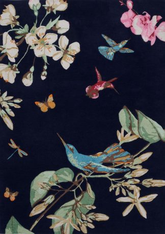 Kilimas Wedgwood Hummingbird Navy 037818 1