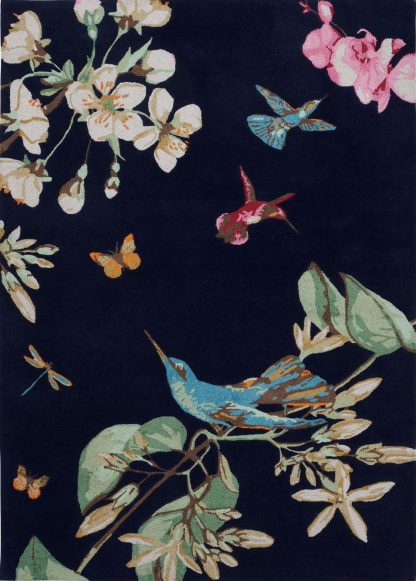 Kilimas Wedgwood Hummingbird Navy 037818 1